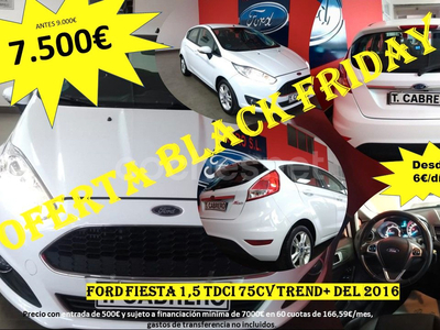 FORD Fiesta 1.5 TDCi 55kW 75CV Trend 5p