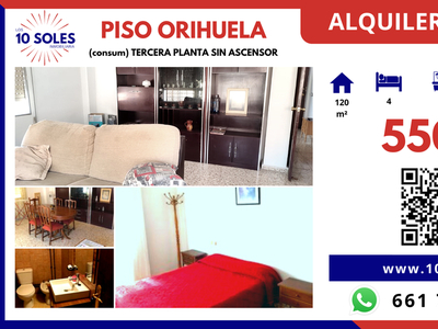 Apartamento de alquiler en Orihuela ciudad
