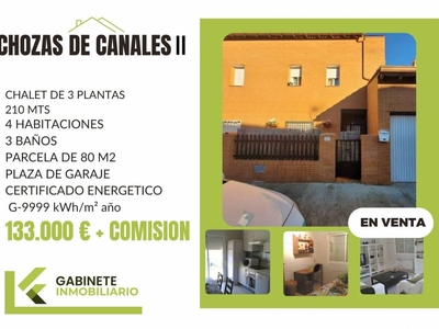 Venta Chalet en Calle Segovia 29 Chozas de Canales. Plaza de aparcamiento con terraza calefacción individual 184 m²