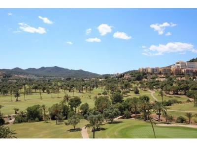 Espectacular apartamento en planta baja primera linea de golf con piscina en La Manga Club