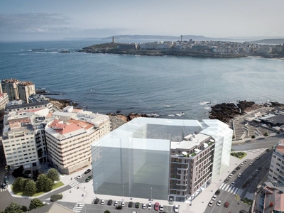 Venta de piso con terraza en Riazor (A Coruña )