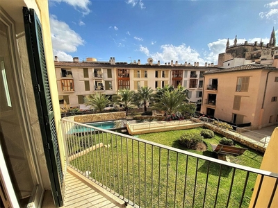 Alquiler de piso en La Seu - Cort - Monti-sión de 1 habitación con terraza y piscina