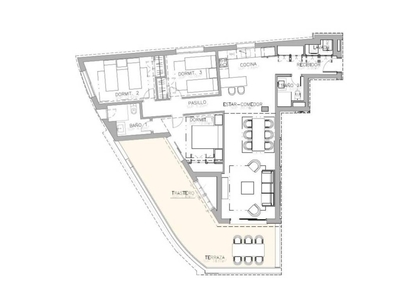 Venta Piso Marbella. Piso de tres habitaciones en Calle GUADALMINA ALTA. Buen estado tercera planta con terraza