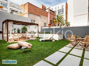 Alquiler piso terraza Gràcia