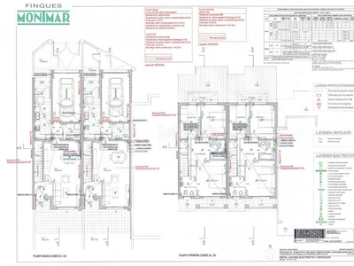 Casa unifamilar adosada de obra nueva en el centro de mas mila en Olivella