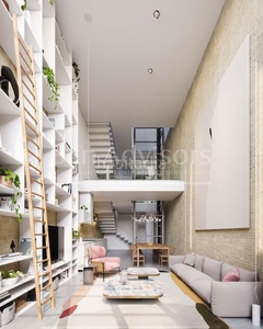 Casa pareada espectacular casa urbana de obra nueva con terrazas y piscina en Poblenou en Barcelona