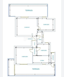 Ático con 3 habitaciones con ascensor y calefacción en Hospitalet de Llobregat (L´)
