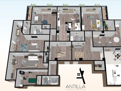 Venta de piso en Castilla de 6 habitaciones con terraza y garaje