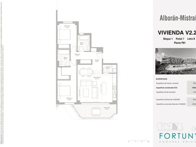 Piso en calle mar piso con 2 habitaciones con aire acondicionado en Torremolinos