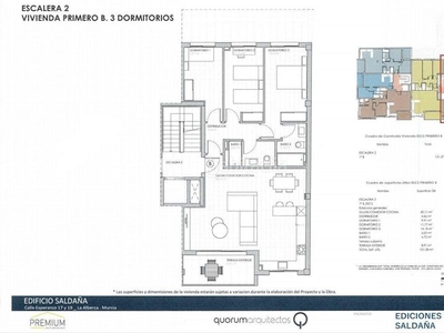 Piso vivienda de 3 dormitorios de obra nueva en la Alberca con piscina comunitaria en Murcia