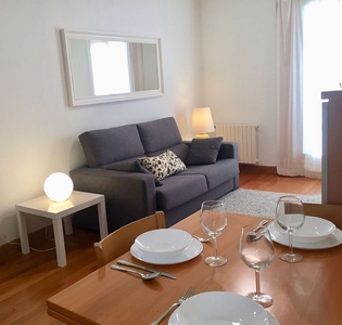 Piso en alquiler en Centro - San Sebastián-Donostia de 1 habitación con muebles y balcón