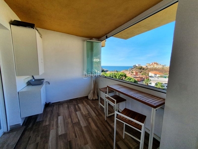 Piso con 2 habitaciones con ascensor, parking y vistas al mar en Benalmádena