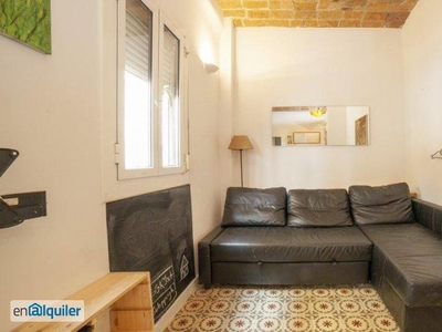 Bonito apartamento de 1 dormitorio en alquiler cerca de la playa de la Barceloneta en la Barceloneta