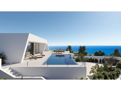 En construcción! Villa de diseño moderno orientada al sur con vistas panorámicas al mar