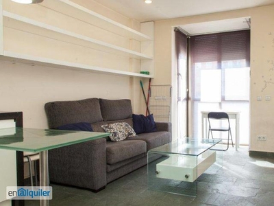 Moderno apartamento de 1 dormitorio con aire acondicionado en alquiler en Tetuán