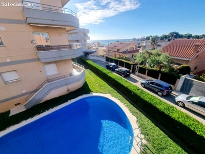 Piso 2 habitaciones con piscina y vistas en lAmetlla de Mar