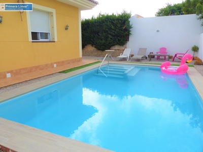 Venta de casa con piscina y terraza en Cabo de Palos, Playa Paraiso, Playa Honda (Cartagena), CALA FLORES