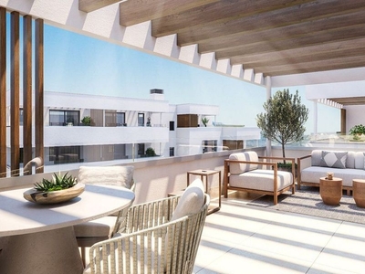 Venta de piso en San Juan de Alicante/Sant Joan d´Alacant de 2 habitaciones con terraza y piscina