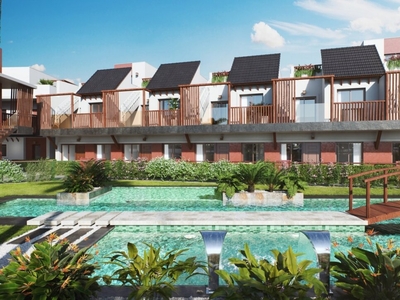 Bungalows en residencial privado con piscina y zonas verdes