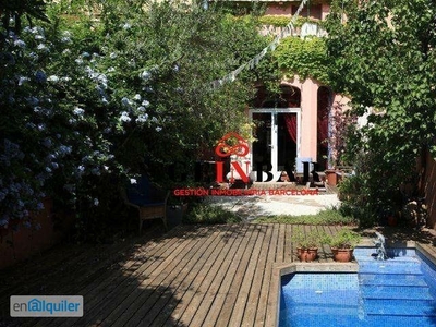 Alquiler casa piscina Sarrià / sant gervasi