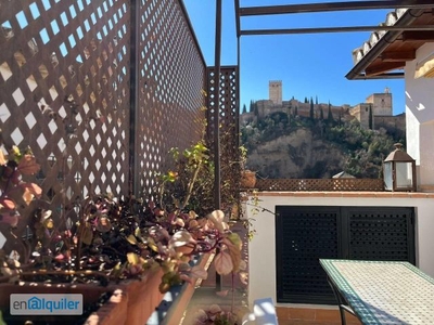Alquiler casa amueblada terraza Albaycin