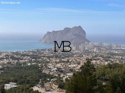 Preciosa villa en Benissa con vistas panorámicas al mar y a Calpe.