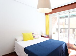 Habitación soleada en alquiler en Príncipe Pío, Madrid