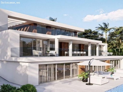 Hermosa villa moderna con vistas al mar en Altea Hills
