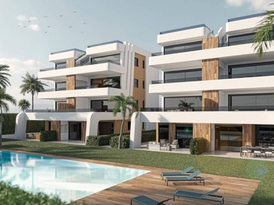 Venta Piso Alhama de Murcia. Piso de dos habitaciones en Bulevar Central de las Cañadas. Nuevo segunda planta plaza de aparcamiento con terraza