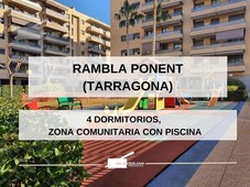 Venta Piso Tarragona. Piso de cuatro habitaciones en Rambla de Ponent. Buen estado tercera planta