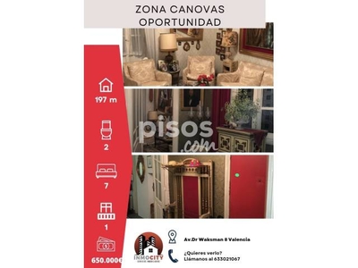 Piso en venta en Calle del Conde de Altea, cerca de Carrer de l' Almirall Cadarso