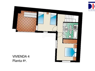 Casa patio, de esquina, con grandes terrazas. rehabilit. 2010. uso turístico 6 uds. en rentabilidad en Sevilla