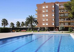 AT132 Els Pins I: Apartment located on the first line of the sea with 4 communal swimming pools.