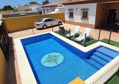 Three bedroom villa with pool.
