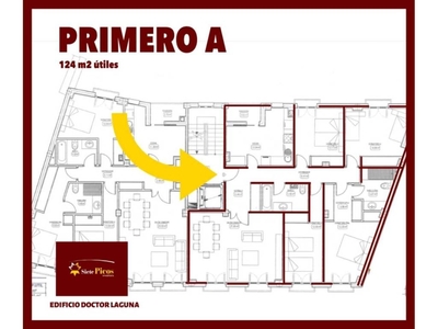Venta Piso Segovia. Piso de cuatro habitaciones en Plaza DOCTOR LAGUNA. Nuevo primera planta