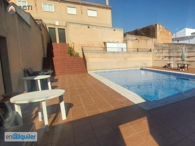 Alquiler casa amueblada terraza Sierra de Fuentes