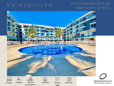 Alquiler de piso en Vilafortuny - Cap de Sant Pere de 3 habitaciones con terraza y piscina