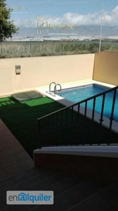 Alquiler casa terraza y piscina Roquetas