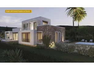 Villa de nueva construcción con licencia en gran parcela en venta en Lomas del