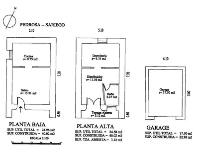 Atico en venta en Pedrosa (sariego) de 82 m²