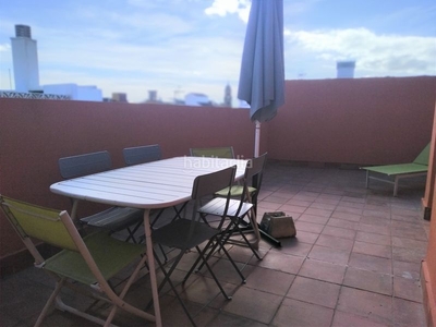 Alquiler ático dúplex con gran terraza en el centro al lado de la plaza de La Merced en Málaga