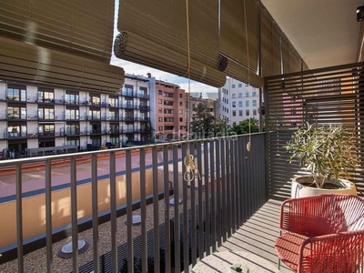 Alquiler piso excelente piso de obra nueva con terraza en alquiler temporal en la dreta de l'eixample en Barcelona