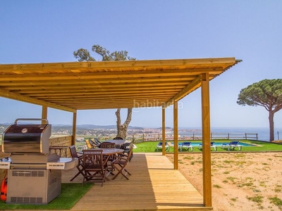 Casa con 3 habitaciones con piscina y vistas al mar en Sant Antoni de Calonge