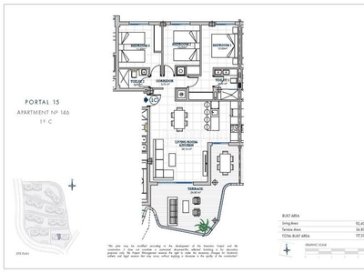 Piso con 3 habitaciones con ascensor, parking, piscina y aire acondicionado en Fuengirola
