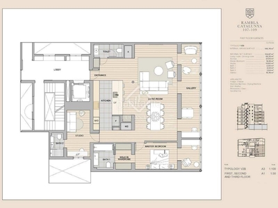 Piso de obra nueva de 2 dormitorios en venta en eixample derecho, en Barcelona