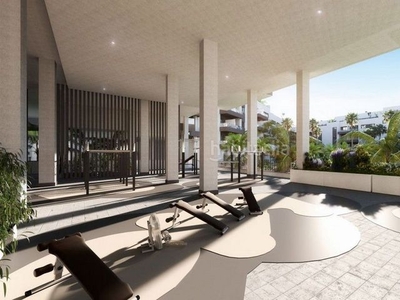 Apartamento con 3 habitaciones con ascensor, parking y aire acondicionado en Mijas