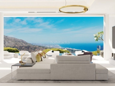 Chalet villa de lujo a estrenar, 4 dormitorios, 5000 metros de parcela, , con vistas al mar en Benahavís