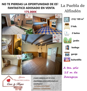 Casa-Chalet en Venta en La Puebla De Alfinden Zaragoza