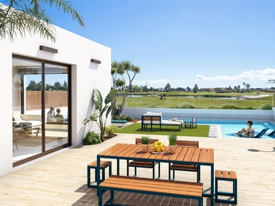 Venta de casa con piscina y terraza en El Algar, Los Urrutias (Cartagena), Serena Golf