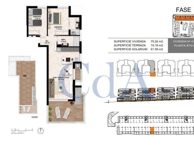Venta Piso Orihuela. Piso de dos habitaciones en Calle Lagos de Covadonga. Tercera planta con terraza